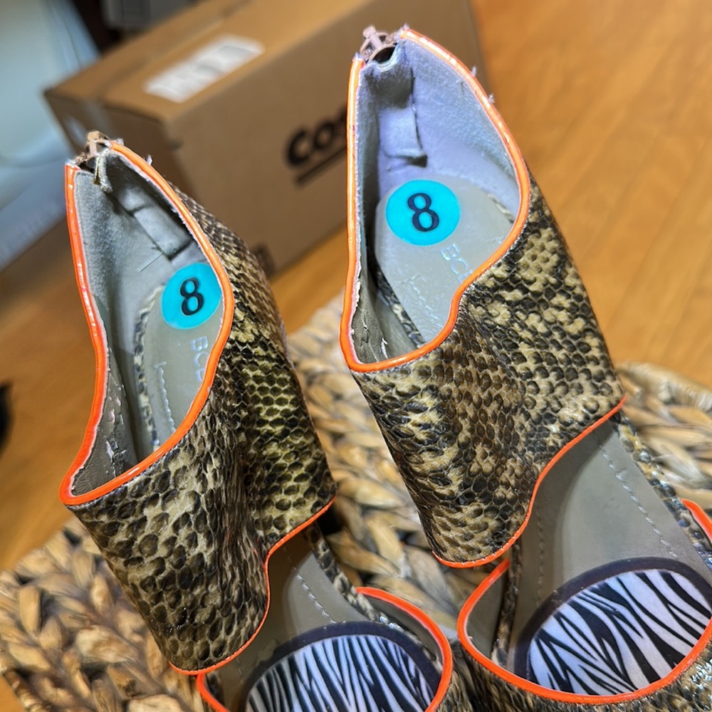 Bcbg(Eneration) Snakeskin High Heels View 5